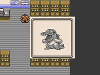 une photo d'Ã©cran de Pokemon Or sur Nintendo Game Boy Color